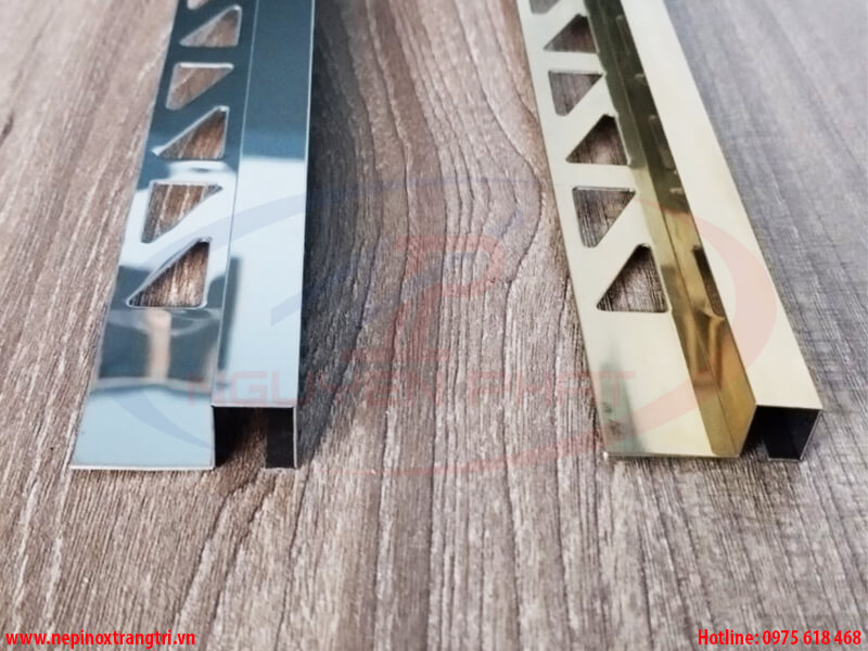 Nẹp inox ốp góc tại nhà hàng kichi ở Hà Nội