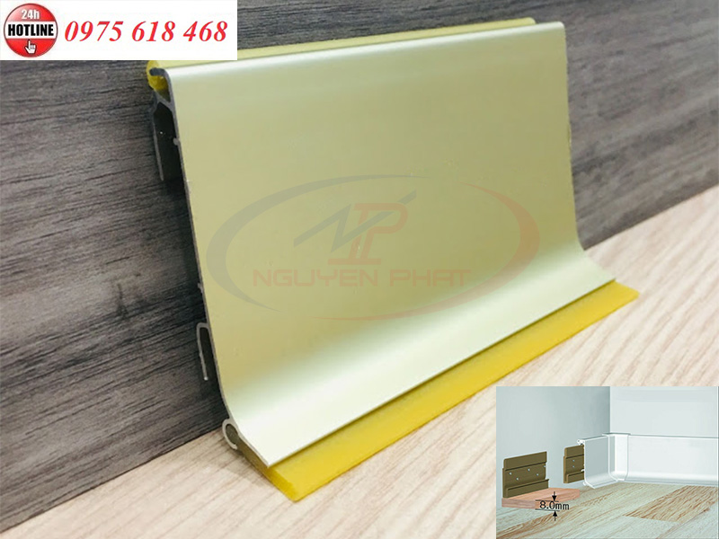 len chân tường nhôm DCP60