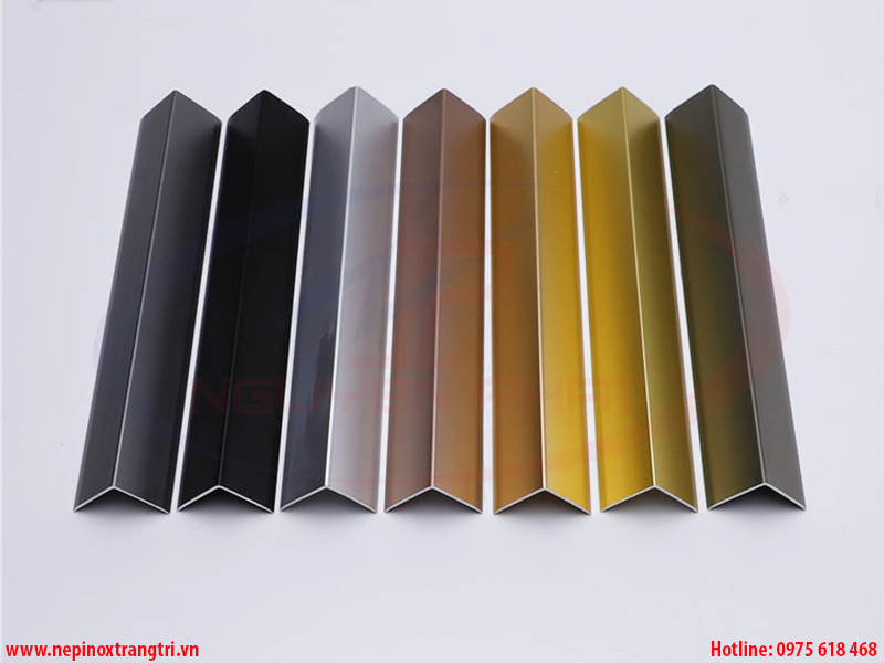 Nẹp nhôm chữ V ốp góc