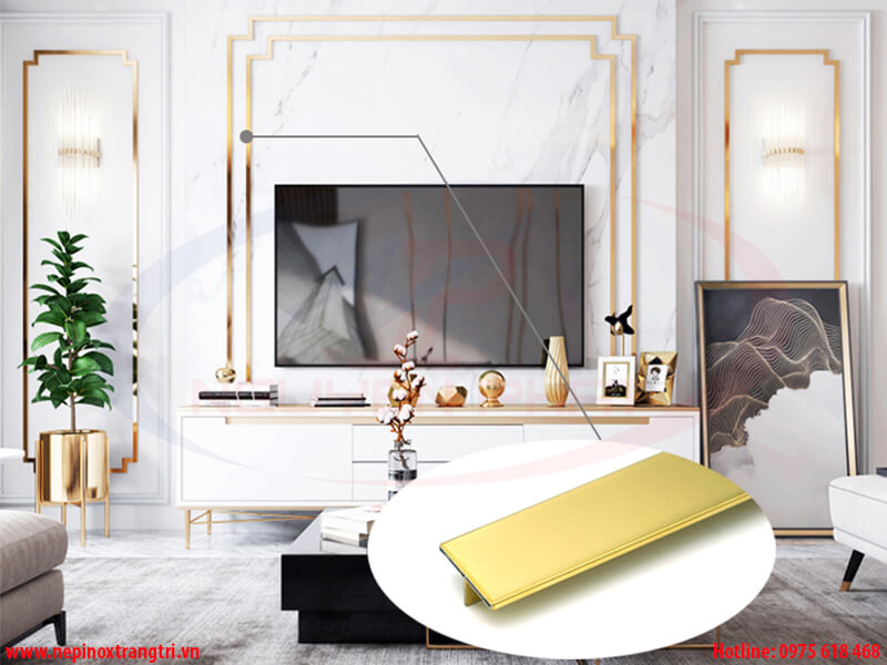 Thi công nẹp inox chữ t