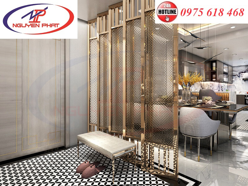Phối màu nẹp trong thiết kế phòng bếp 