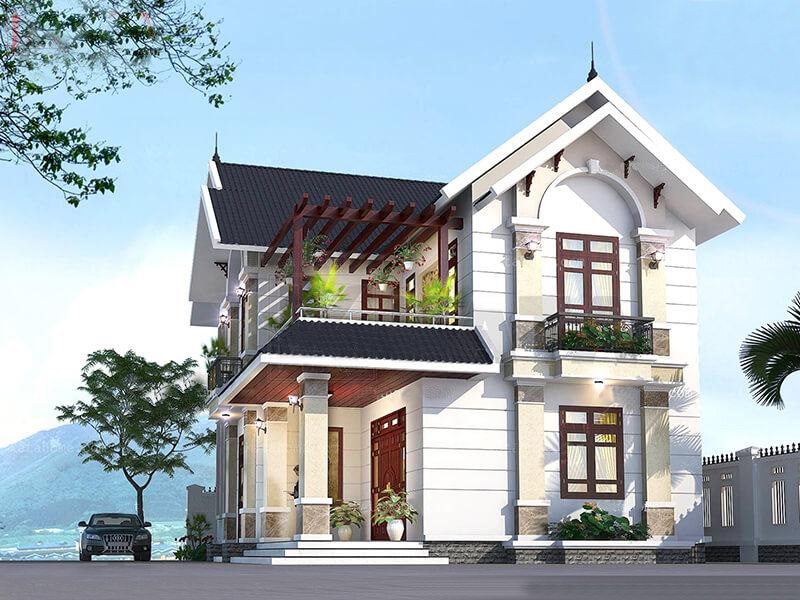 thiết kế nhà theo khuân viên 