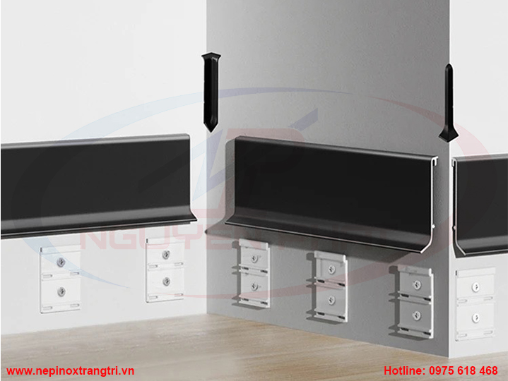 Cách lắp đặt phào chân tường DCP80