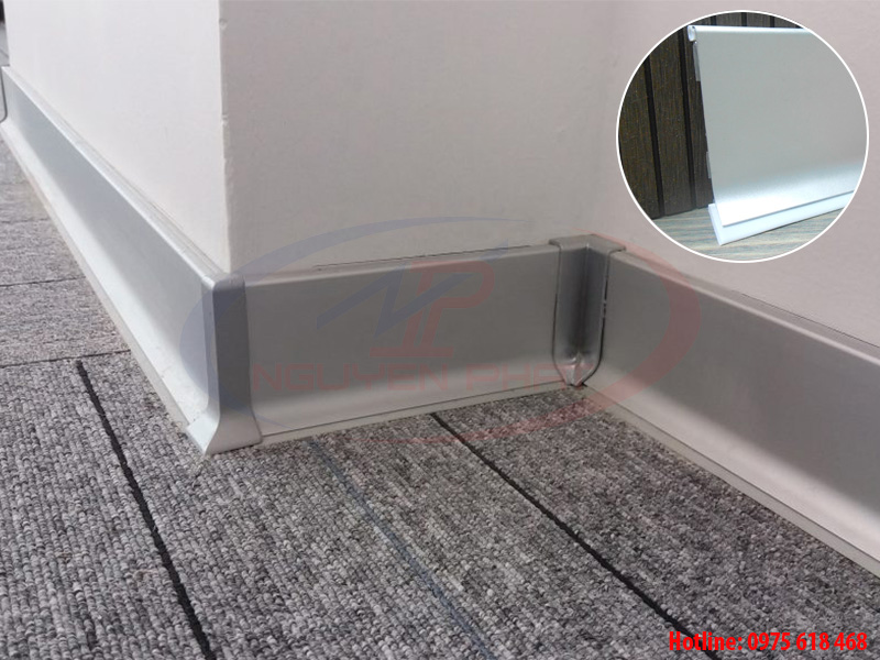 Nẹp nhôm chân tường DCP60