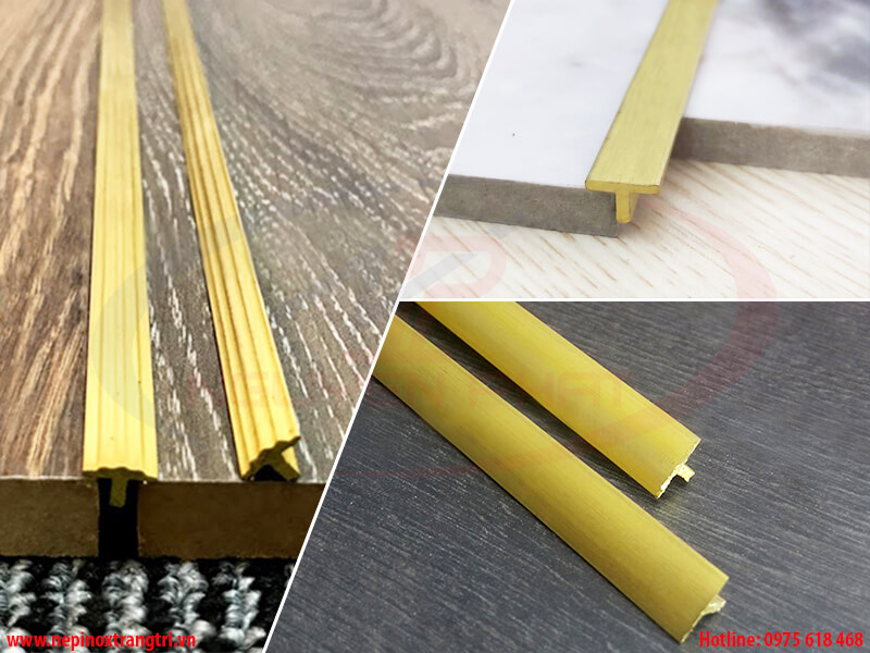 Thanh nẹp đồng chữ T 10mm