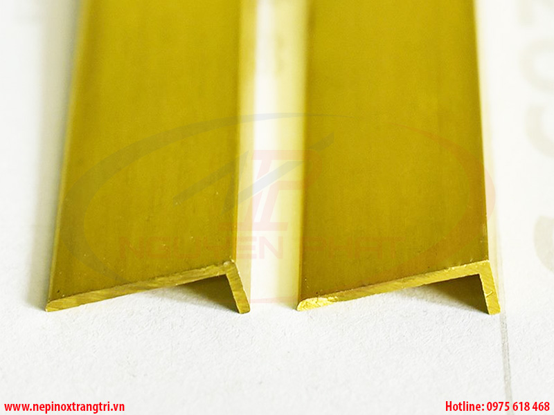 Nẹp đồng chữ L nẹp sàn gỗ