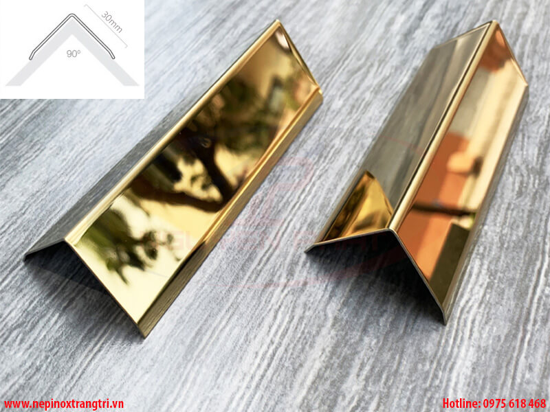 Nẹp inox chữ V 30mm