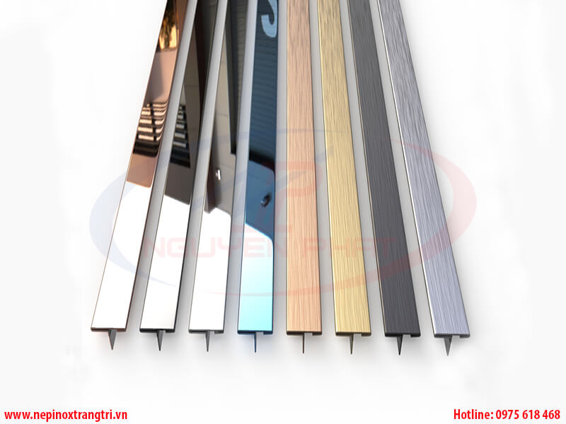 Nẹp inox chữ T 8mm