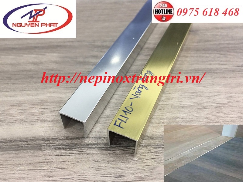 hướng dẫn thi công nẹp nhôm u10mm