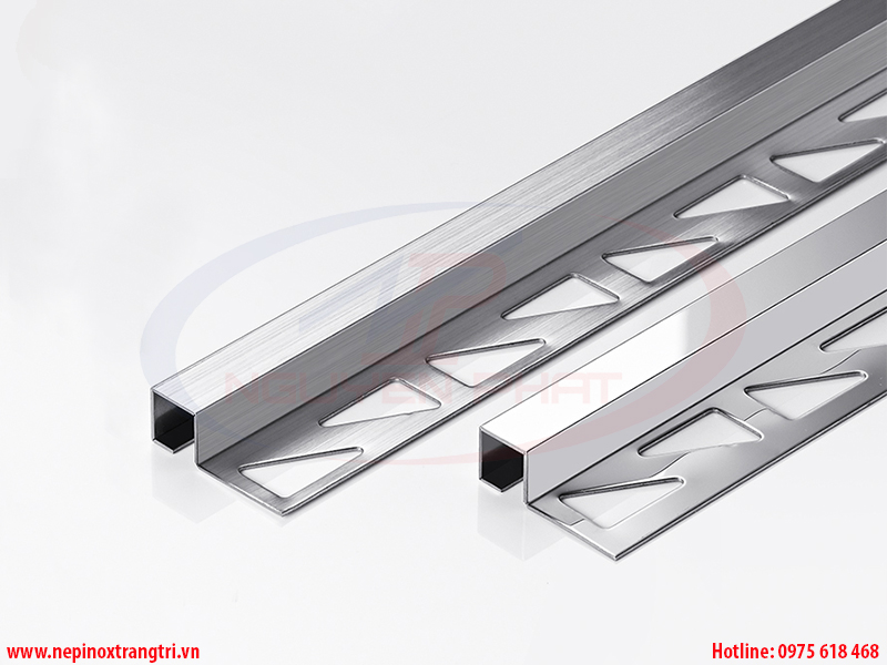 Nẹp inox bo góc vuông 