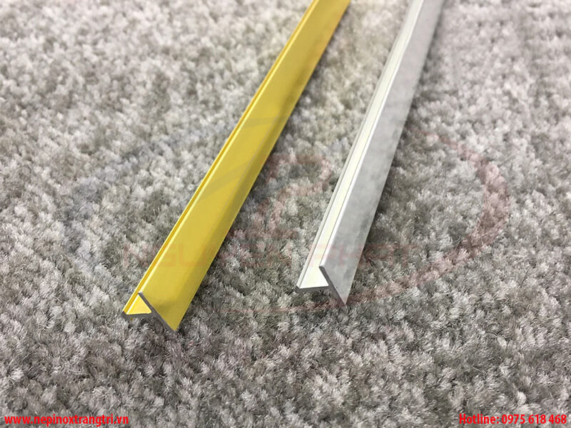 Kích thước nẹp nhôm chữ T 10mm
