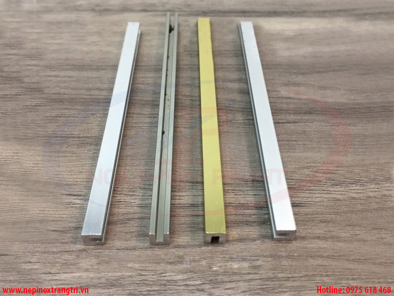 Kích thước nẹp nhôm chữ U 5mm