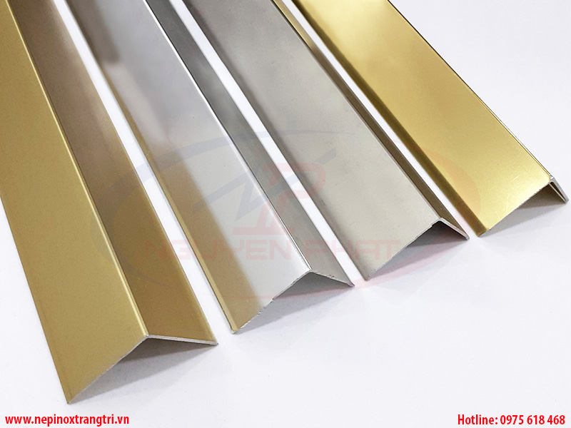 Nẹp V nhôm ốp góc vuông