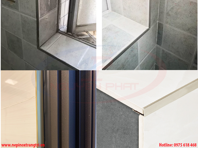 Ứng dụng thi công nẹp chặn gạch YL