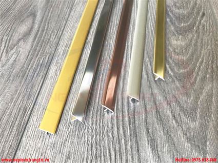 NẸP NHÔM CHỮ T ỨNG DỤNG TRONG THI CÔNG THIẾT KẾ NỘI THẤT